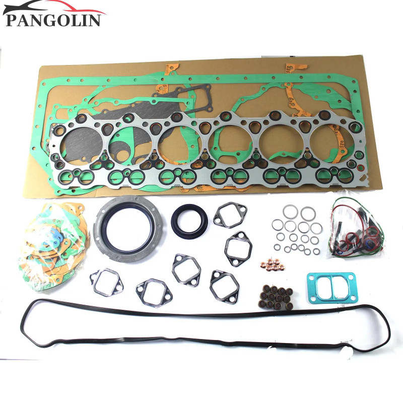 6D34 6D34T Engine Gasket Kit for Kato HD820-2 Kobelco SK200-5 SK230-5 SK210LC SK250LC 235SR SK350 F