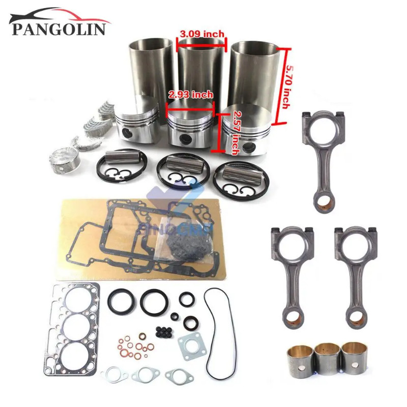 D950 D950BH D950B Engine Overhaul Rebuild Kit for Kubota B1750D B7200D B8200D F2000 F2100 KH41 KH61
