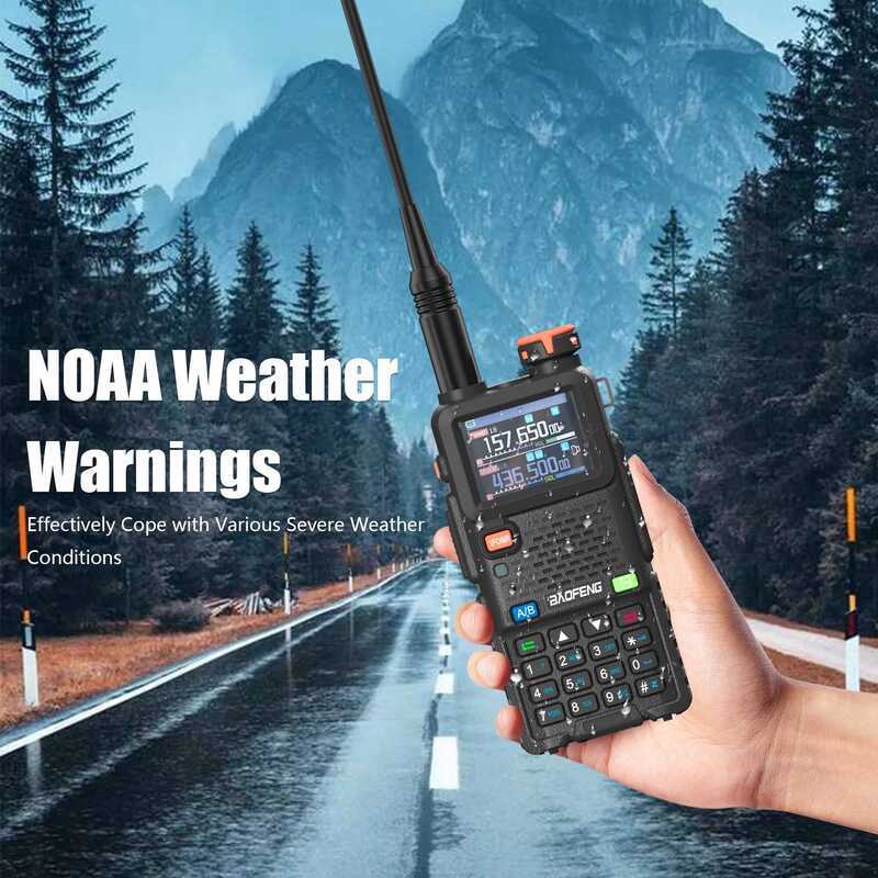 ▥  Uv-5Rh Pro GPS Walkie Talkie อัพเกรด Uv-5Rm บลูทูธ APP การเขียนโปรแกรม Long Range Mul