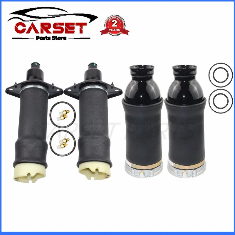 4PCS Front+Rear Air Suspension Spring Bag For Audi Allroad Quattro Audi A6 C5 4Z7616051B 4Z7616051D