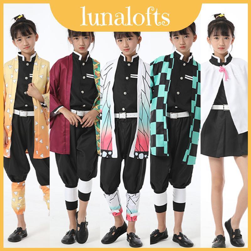 เครื่องแต่งกาย cosplay Demon Slayer Kimetsu no Yaiba ตัวละคร Tanjiro และ Nezuko