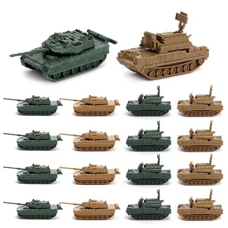 C Viikondo Toy Tank Model Kit Military Vehicle 1/144 Scale China Hq-17 Ztq-15 ZBD Russia T-0Ms Main