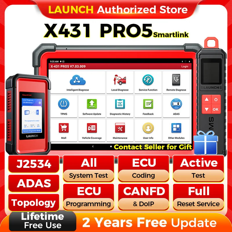 NEW Launch X431 PRO 5 PRO5 Car Diagnostic Tools J2534 Programming Auto OBD2 Scanner Diagnosis Autom