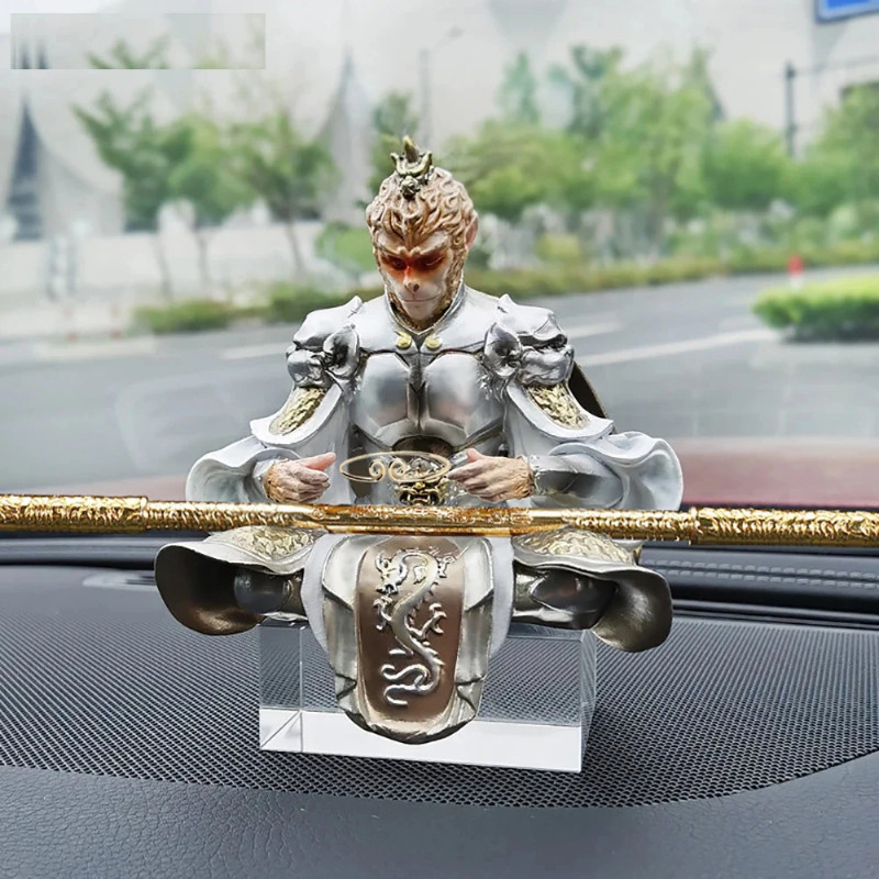 Car Decoration Doufo Creative Gift Car Qitian Dasheng Monkey King Ornaments Interior Decoration Cra
