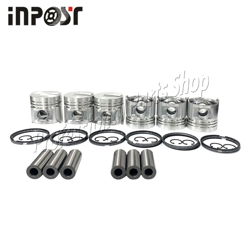 S6S Piston Kit & Rings For Mitsubishi（(For One Engine)）