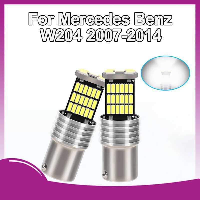 C For Mercedes Benz W204 C Class 2007-2014 2Pcs Car Rear Reversing Tail Light P21w Ba15s 1156 Car A