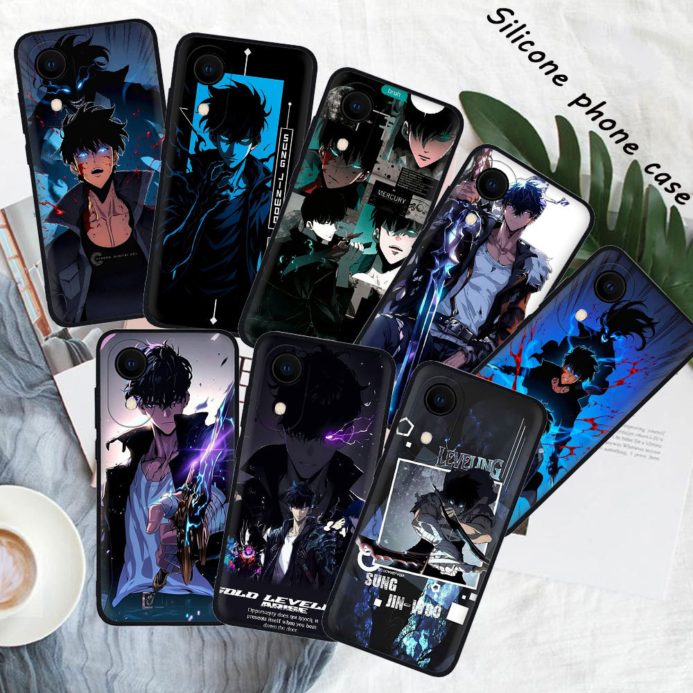 Samsung Galaxy A10 A10S A20 A20S A30 M10S A6 A6Plus A7 A8 A8Plus A9 2018 TPU Soft Case F9A8 Solo Levelingเคสโทรศัพท์ซิลิโคนอ่อนนุ่ม