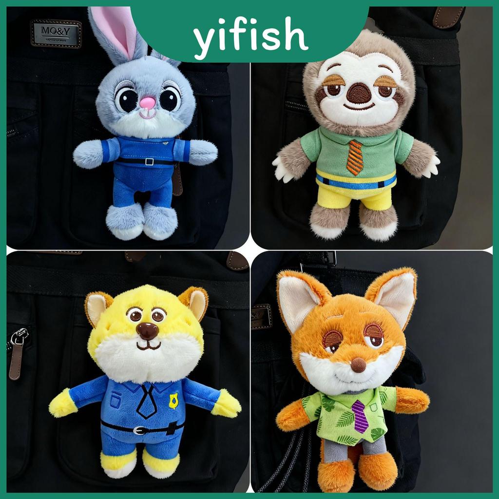 น่ารัก Judy Nick Sloth Sloth และ Benjamin พวงกุญแจตุ๊กตาตกแต่งสําหรับกระเป๋า