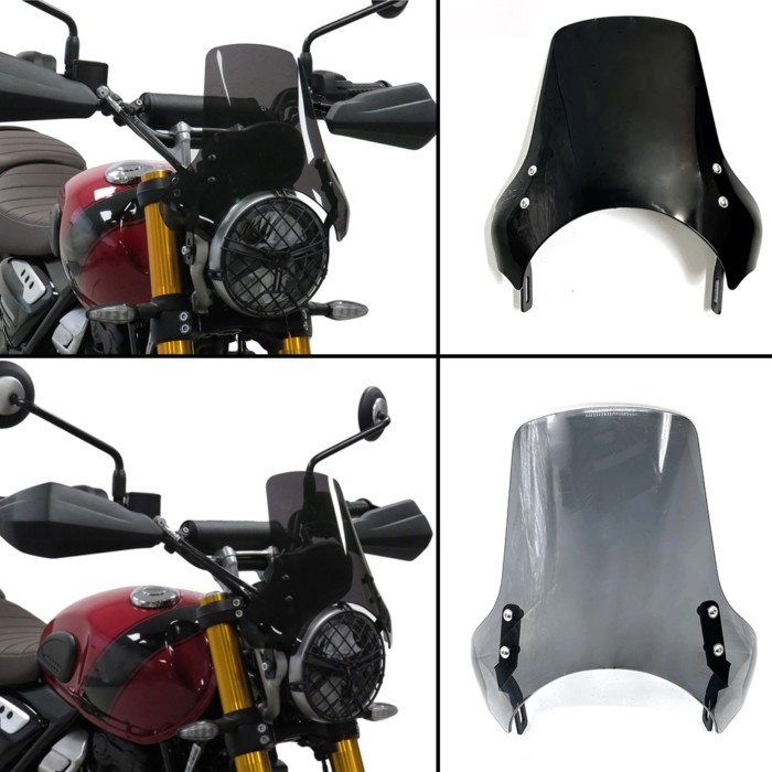 For Triumph Speed400 Speed 400 Scrambler 400 X Scrambler 400X 2024 2025 Motorcycle Windscreen Defle
