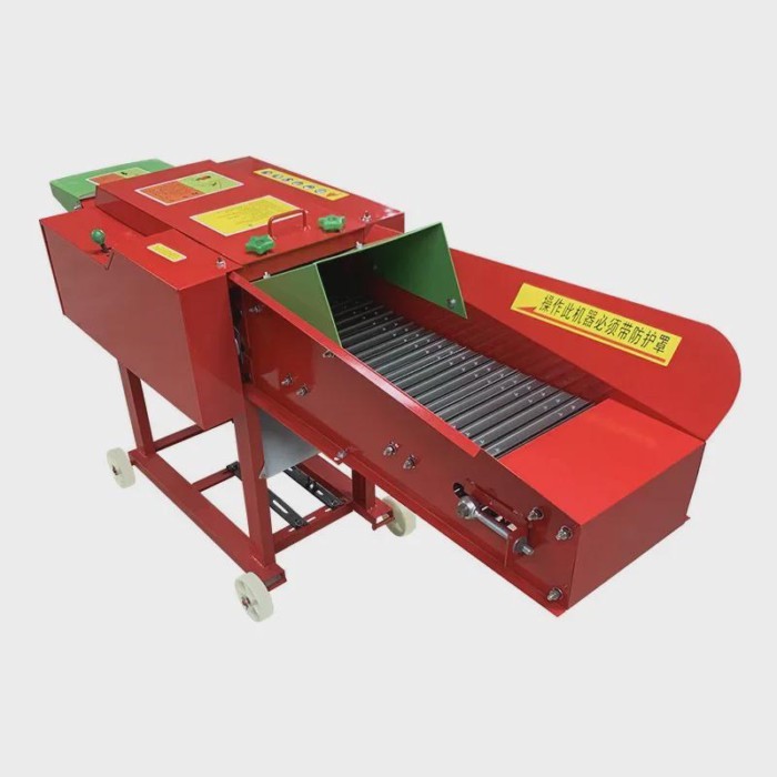 220V NEW New Guillotin Breeding Cattle Sheep Rubbing Silk Integrated Machine Straw Feed Crusher Gra