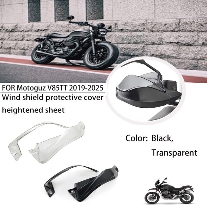 Handle Bar Guard Cover For Moto Guzzi V 85 TT V85TT V 85 2019-Handguard Extensions Hand guards Shie