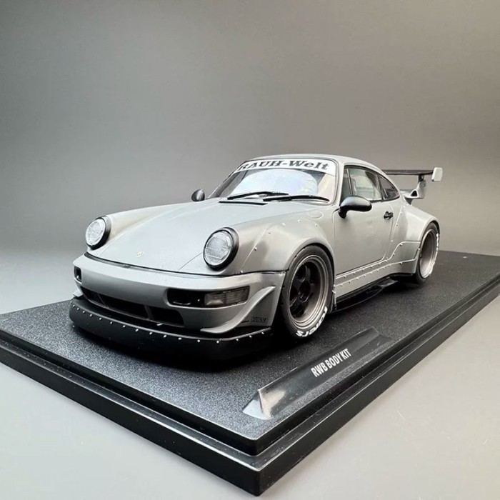 พร้อมส่ง Solido Solido 1: 18 Porsche RWB BODYKIT โมเดลรถอัลลอย