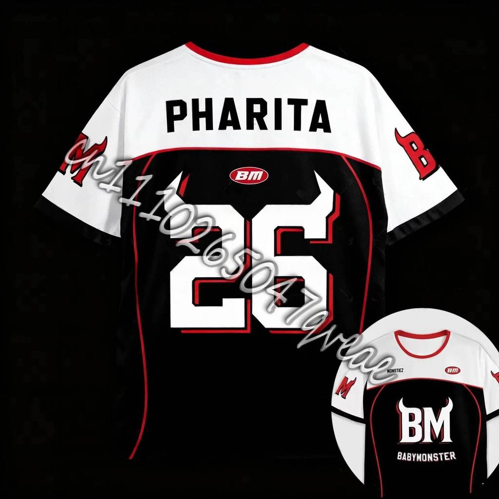 2026 Y2K เสื้อยืดแฟชั่นผู้ชายและผู้หญิง BABYMONSTER เยาวชนรอบคอ Breathable Quick Drying Jersey เสื้อยืดเด็กผู้หญิง