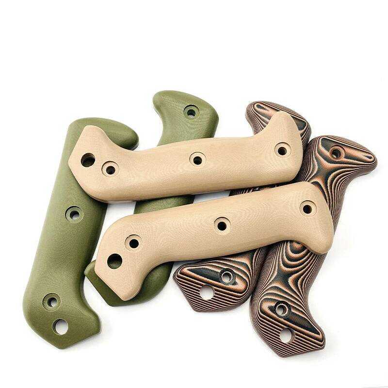 1 คู่ที่กําหนดเอง G10 มีดคอมโพสิต Handle Grip สําหรับ DIY KB bk2 มีด Patch การปรับเปลี่ยนวัสดุอุปกร
