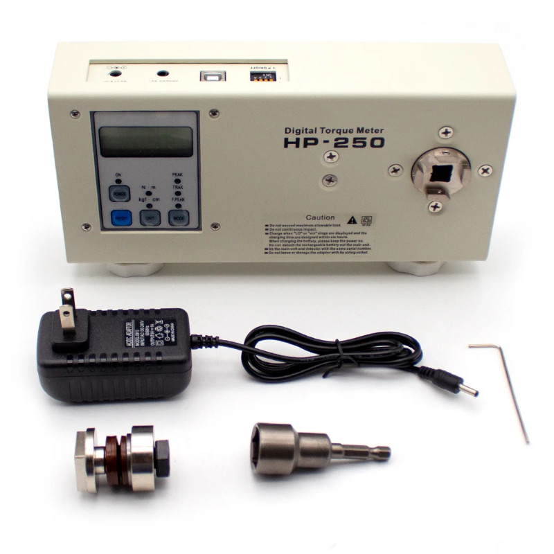 HP-250 Digital Torque Tester Industrial Screw Driver Wrench Torque Meter 250KG Accuracy ±0.5%Fs Y