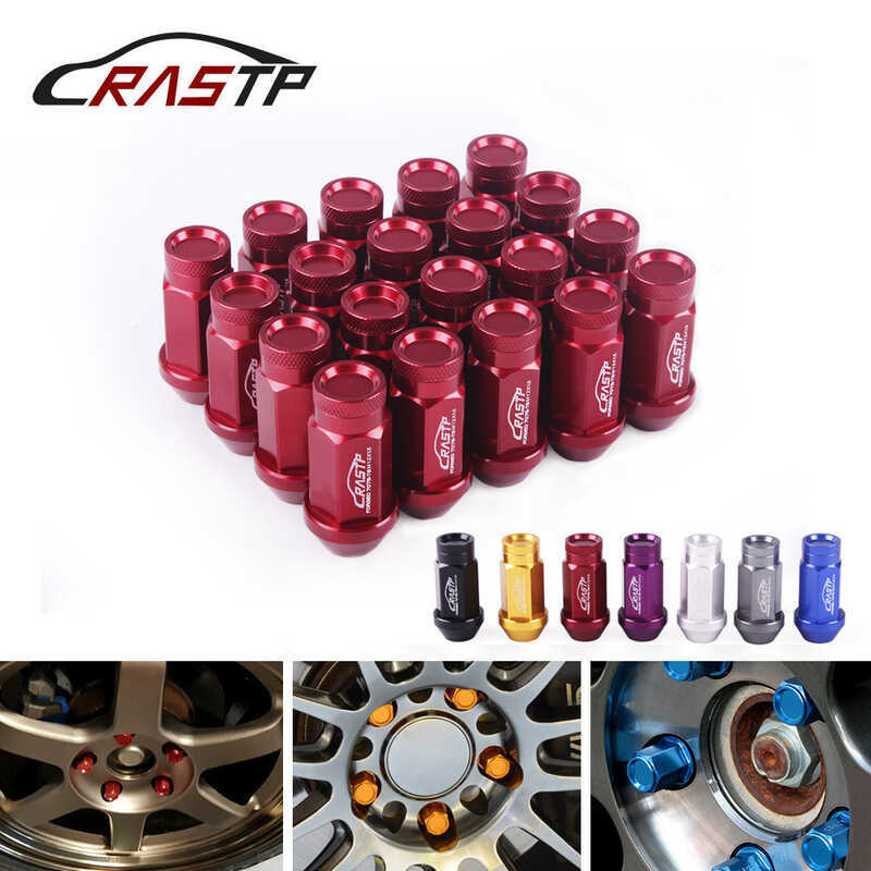 รถดัดแปลง 50 มม. 7075 อลูมิเนียมปลอมแปลง Hub Nut สกรู Racing Bolt Nut