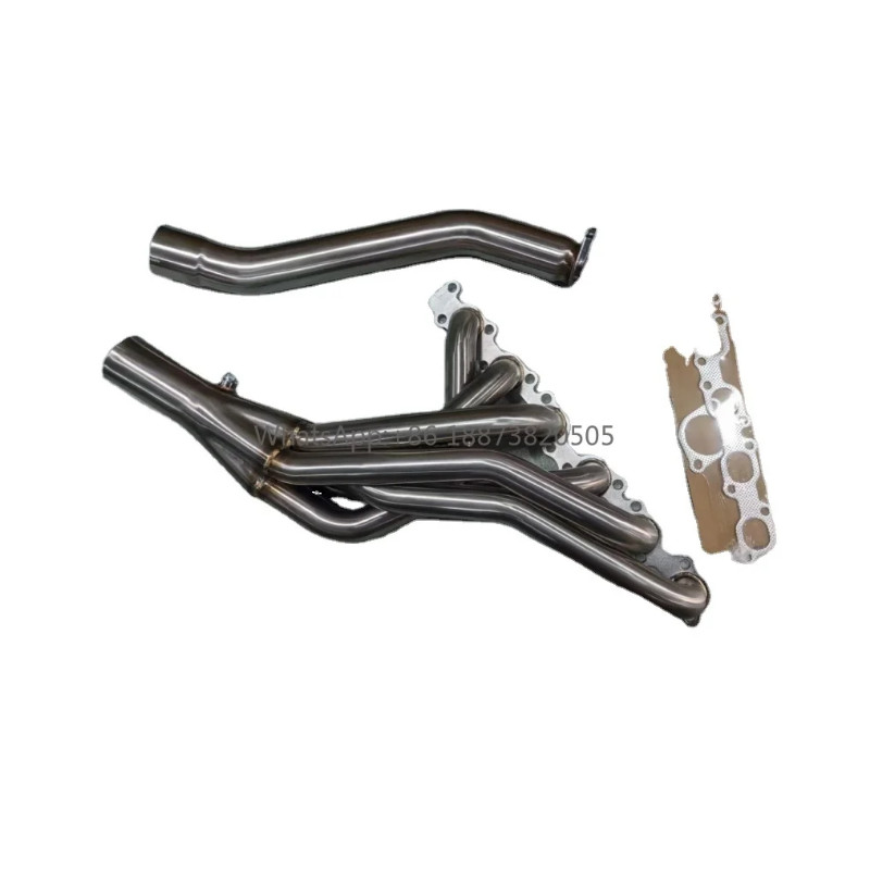 Exhaust Long Tube Header For 98-07 T oyota Land Cruiser 4.5L I6 1FZ-FE