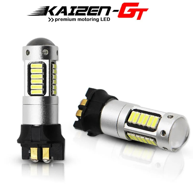 Error Free PW24W PWY24W Amber/ Xenon White 30-SMD Turn signal Lights LED Bulbs For BMW F30 3 Series