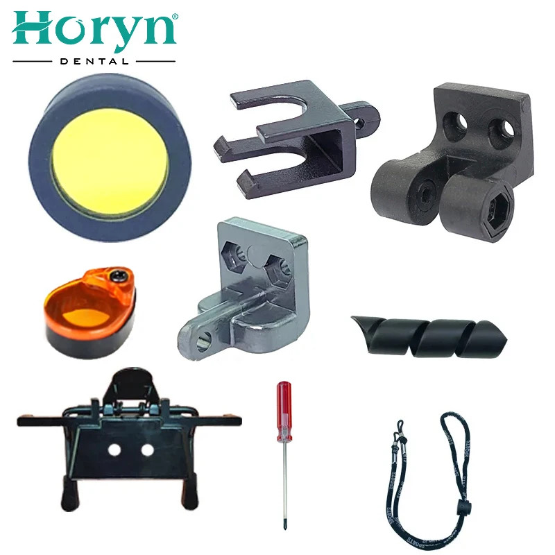 Accessories for Dental Loupes Lab Medical Headlight Headlamp Magnifier Clip Yellow Filter Screwdriv