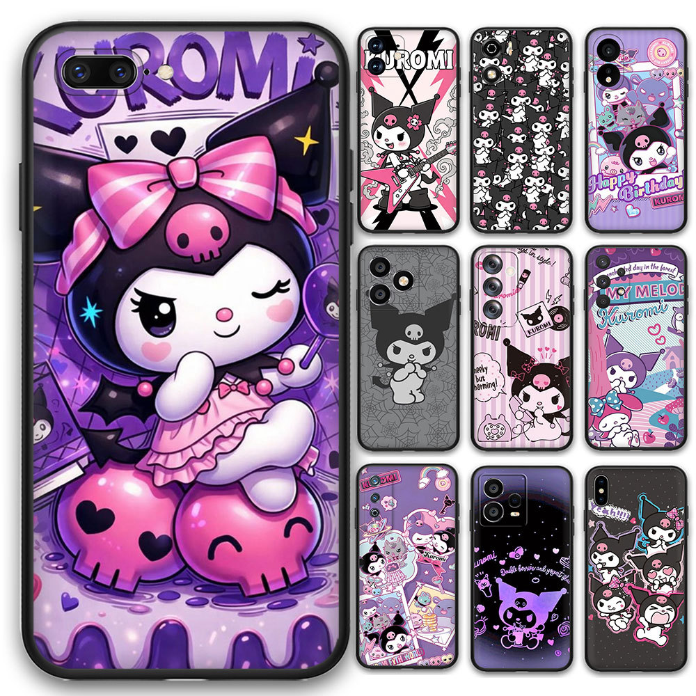 ความเข้ากันได้ Vivo Y01 V21 V21E T1 Y10 4G Y75 T1 5G Y32T 31X7 kuromi TPU เคสโทรศัพท์