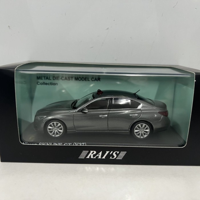 พร้อมสต็อก Rais 1/43 Nissan Nissan Skyline V37 GT Japan Criminal Department Excited Search Team รถตํ