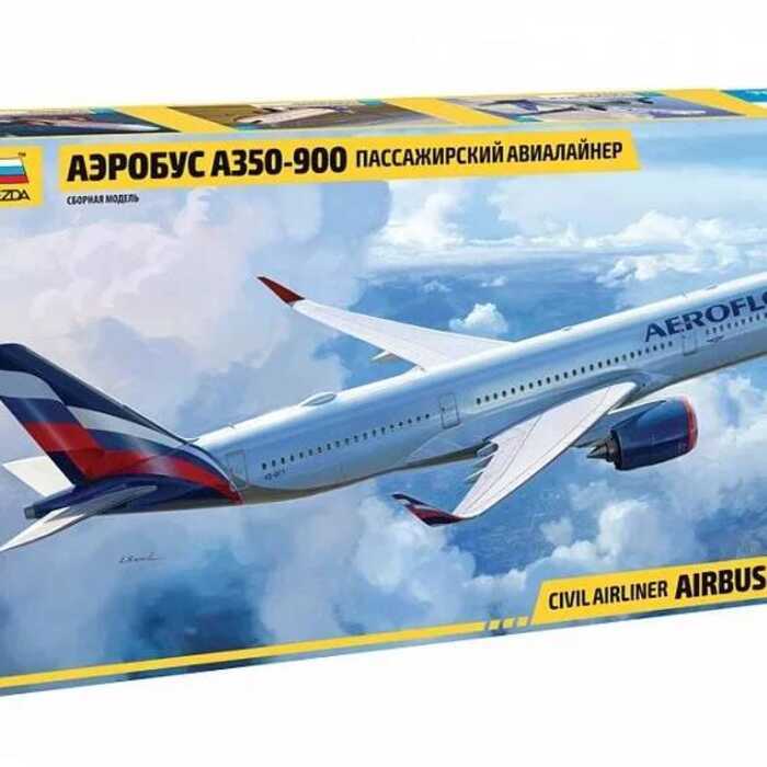 ZVEZDA 7039 Airbus A350-900 1:144 Airer Model