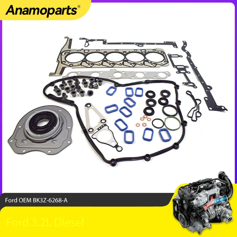 Engine Full Gasket Set Fit 3.2 L For Ford Transit Ranger 3.2L Diesel 2014-2020 OEM BK3Z-6268-A