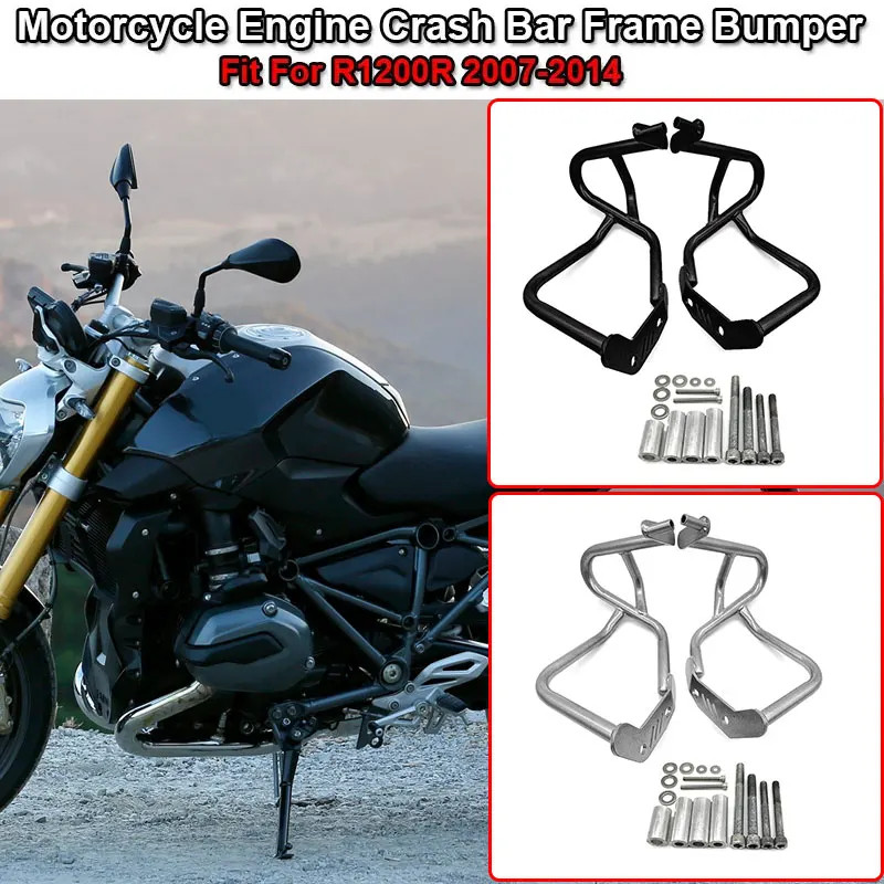 Fit For BMW R1200R R 1200R R1200 R R 1200 R 2007-2013 2014 Motorcycle Front Engine Guard Highway Fr