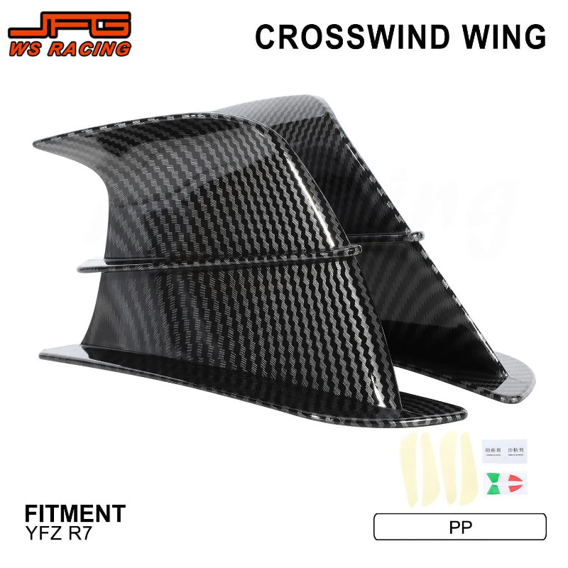Motorcycles Accessories Fairing Winglet Side Wing Spoiler Front Protector Wings For YAMAHA YFZ R7 M