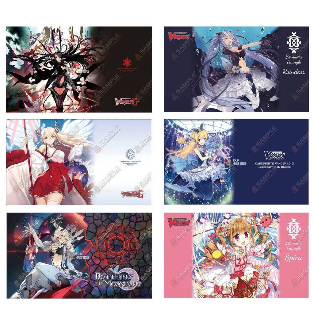 การ์ดไฟท์ 600x350มม.!! Vanguard ผู้เล่นเดี่ยว Battle Field Card Playmat Venus Luquier อะนิเมะการ์ตูน