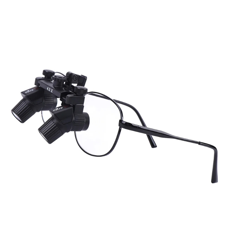 4X Metal Frame Magnification Ergo Dental Loupes 4X Surgical Headlight Medical Instrument Binocular
