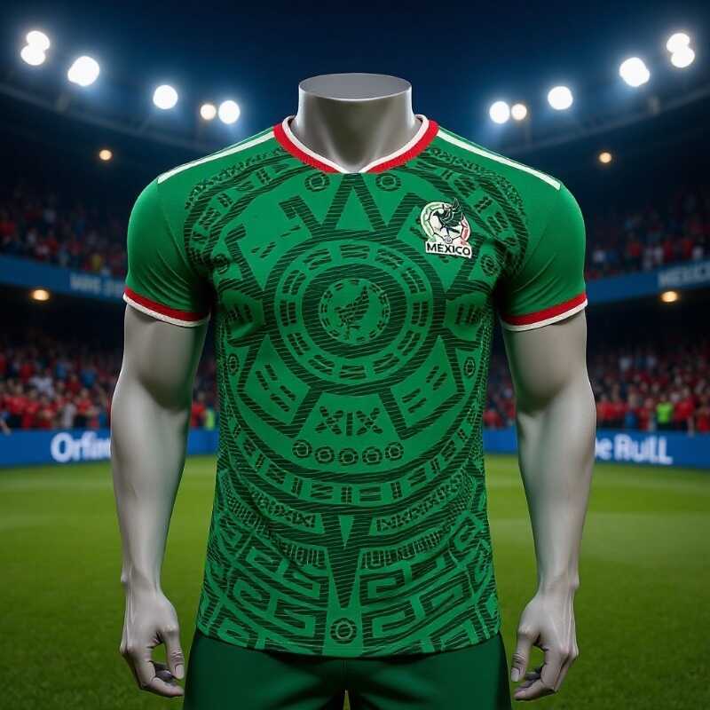 2526 Player Edition World Cup Mexico Home Football Jersey Short Sleeve Jersey