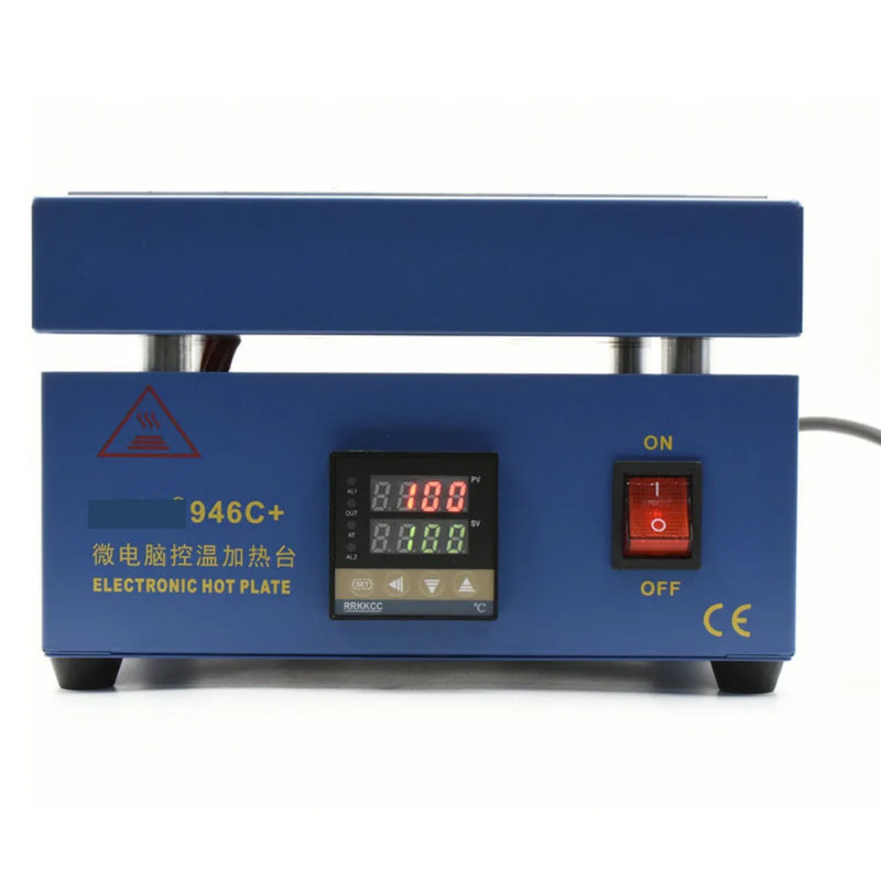 850W 946C+  Electronic Hot Plate Preheat Digital Preheating Station 200x200mm For PCB SMD Heating L