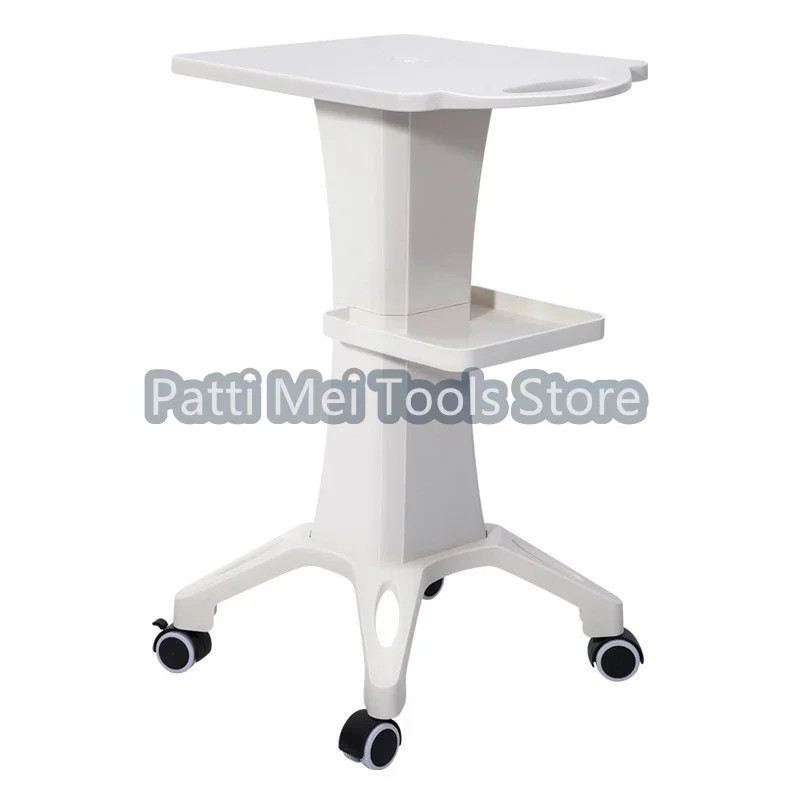 Beauty Instrument Cart Salon Spa Trolley Stand with Wheel Cart Holder Storage Shelf Tattoo Equipmen