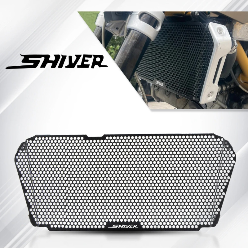 Motorcycle Accessories Radiator Grille Cover Guard Protection Protetor For Aprilia Shiver SL 750 20