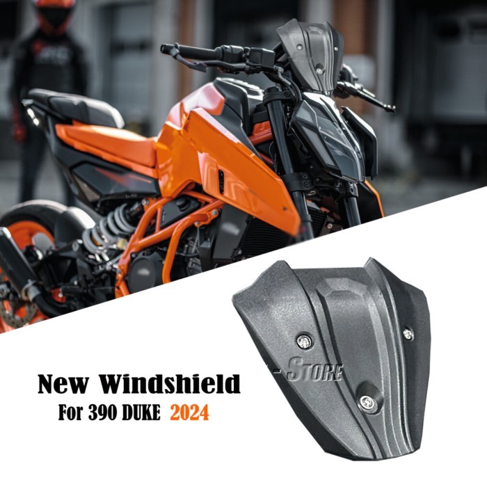 Windshield For 390 Duke 390Duke DUKE390 390 duke 2024 Motorcycle Windscreen Wind Deflector Sport Sc