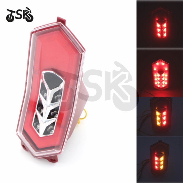 For YAMAHA YZF R1 R1S R1M 2015 2016 2017 2018 2019 R6 2017 2018 2019 Rear Tail Light Brake Turn Sig