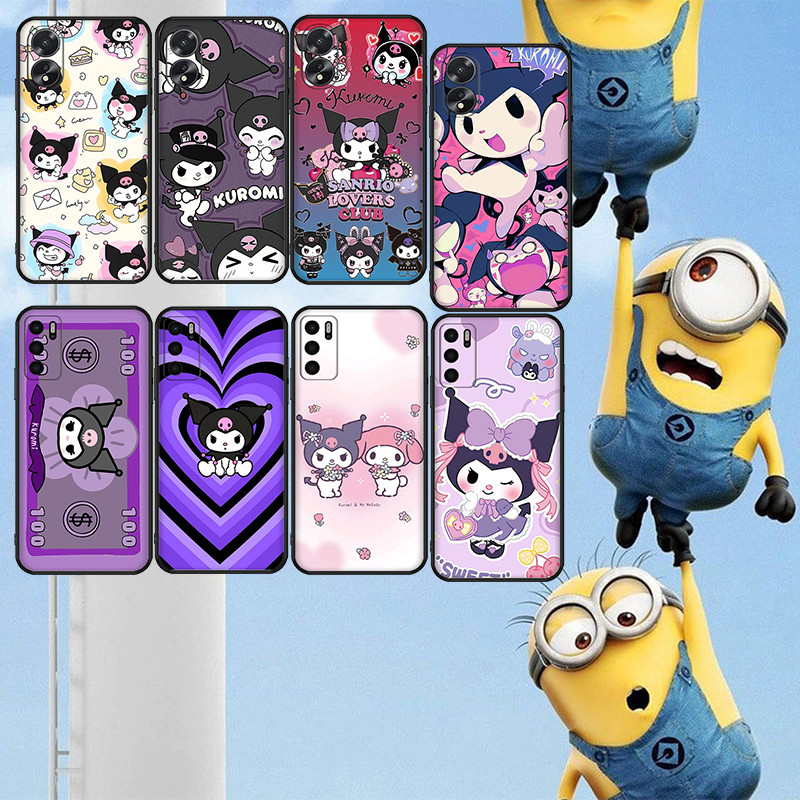 นุ่มสีดํา Xiaomi POCO F5 pro F6 pro f7 pro f7Ultra F8 PRO F8Ultra Kuromi1 เคสโทรศัพท์