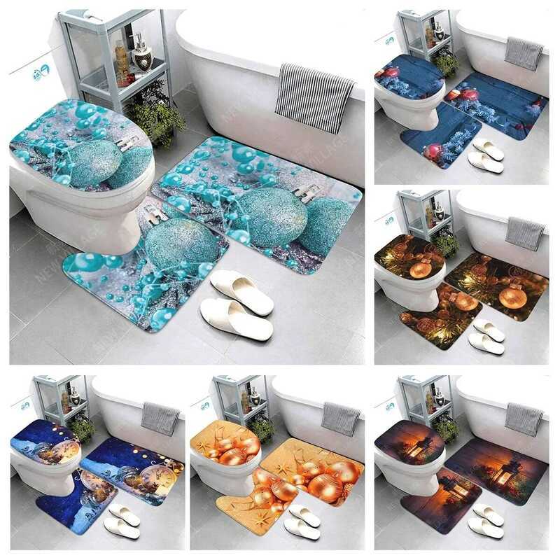 C C Home Bathroom Or Mats Christmas Decorations Bath Foot Mat Modern Bathroom Accessories Rug Toile