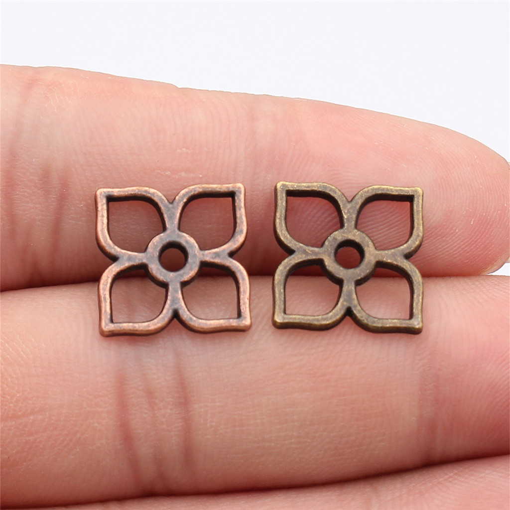 เรขาคณิต Openwork Connector จี้ Bail โบราณ Bronze สังกะสีโลหะผสมเครื่องประดับทําชิ้นส่วน DIY ชิ้นส่วนเชื่อมต่อ