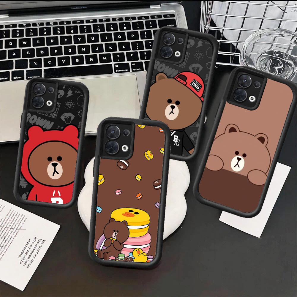 VK6 การ์ตูนหมีปลอกสําหรับซิลิโคนนุ่มกรณี Realme Narzo Note N63 30 SE N61 50 8S C61 N53 Q3 V13 GT NEO