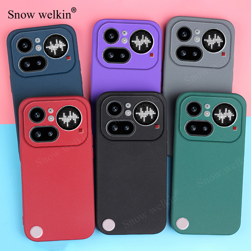ทราย Matte Soft Silicon Full Protect เคสกันกระแทกสําหรับโทรศัพท์ Nothing 4A Pro NothingPhone 4A Pro 4APro กลับเคสโทรศัพท์ฝาครอบ