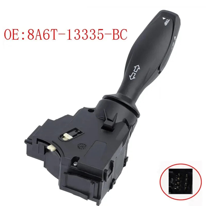 8A6T13335BC Car Turn Light Switch for Ford Fiesta 2008-2022 ECOSPORT Car Indicator Turn Signal Swit