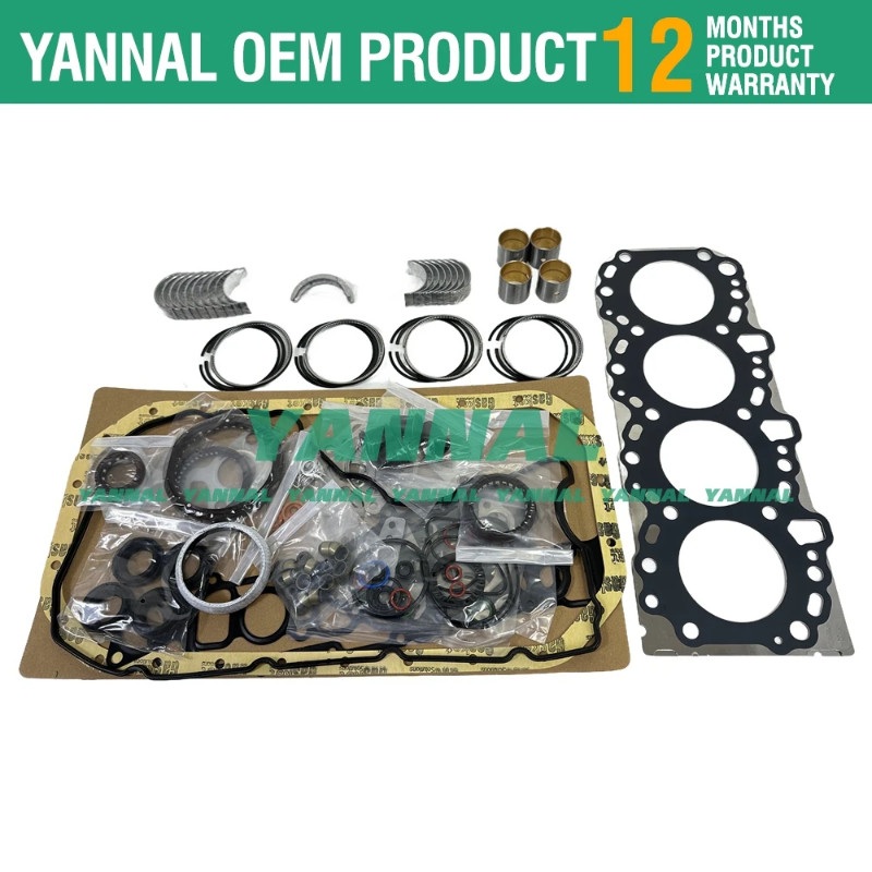 For TOYOTA 2KD 2KD-FTV Overhaul Re-Ring Kit 2010-Presen Hilux KUN15 Hiace FJ Cruiser Engine Repair