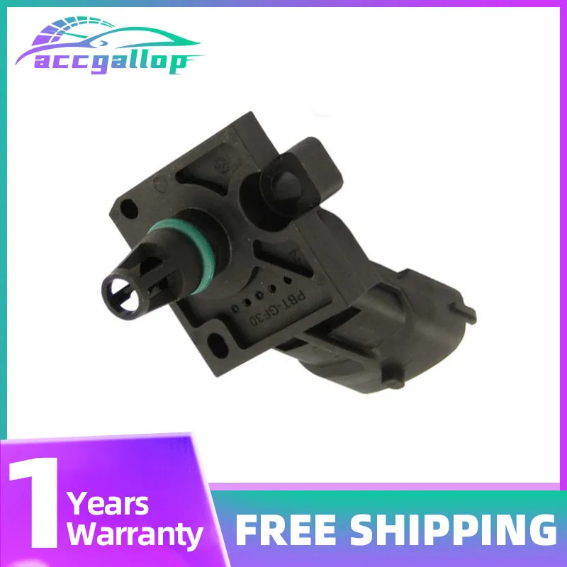 MAP Sensor Manifold Intake Air Turbo Boost Pressure For VOLVO S40 S60 S80 2.4 2.5 3.0 D D5 T5 30622