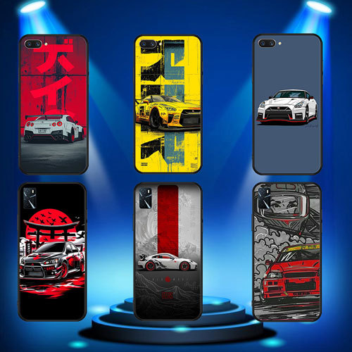 นุ่มสีดํา OPPO A74 F19 Pro Plus R9 F1 R9S A16 A16S A3X A40 A60 A80 A3pro GTR เคสโทรศัพท์