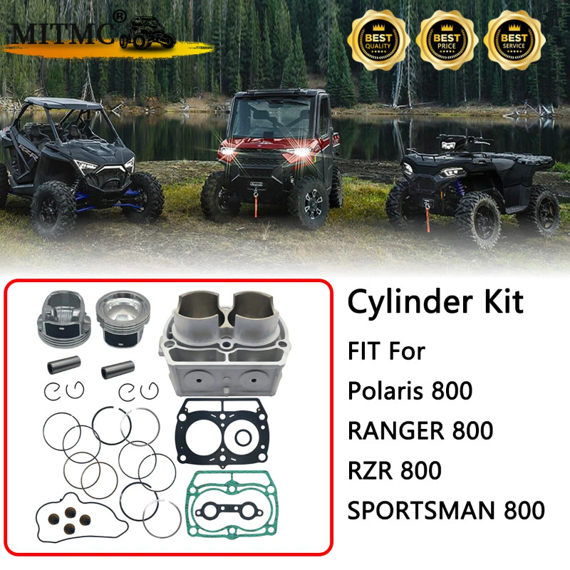 cylinder piston ring gasket kit For Polaris RANGER RZR SPORTSMAN 800 ATV UTV 2204393 2202917 524736