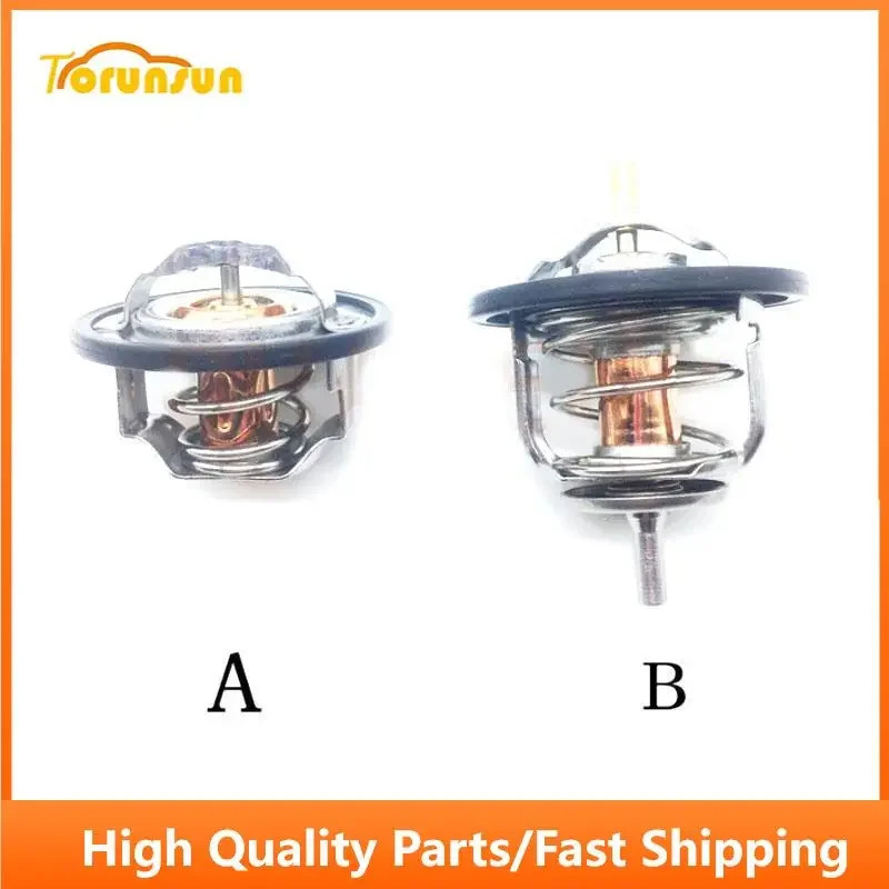 1 set x Thermostat For ISUZU NPR 4HF1 4HK1 (B)85 8-97300787-0 8-94370378-1 and (A)82 8-97300790-2 8