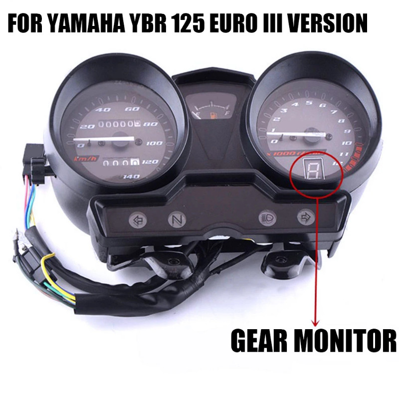 For YAMAHA YBR 125 Euro III version Motorcycle Speedo Meter Gauge Instrument YBR Factor Hornet Odom