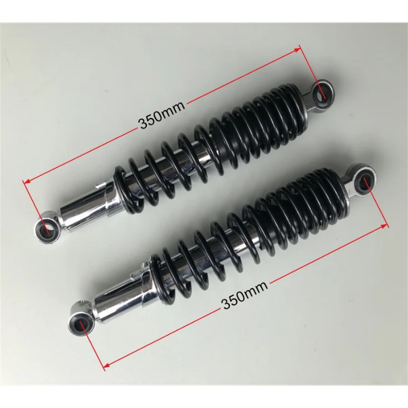 2PCS Motorcycle Shock Absorbers Rear Suspension For Yamaha YBR125 YBR 125 YB125 YB125Z YB125s JYM12